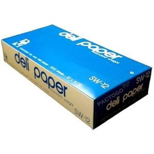 Durable Packaging 12" x 10.75" Dry Waxed Deli Paper Pop-Up Sandwich Food Wrap Sheets (Pack of 500)