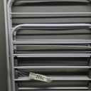 Brookstone  Extra Large  Double Spaced - 2 Tier Collapsible Clothes Drying Rack, Indoor/Outdoor Folding Hanging Garment Stand [NO Assembly - Ready Out of The Box] (White)