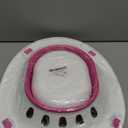 Electric Sitz Bath for Toilet Seat, Hemorrhoids and Postpartum Care - Yoni Steam Seat - Perineal Soaking, Collapsible, Wide Seat, Deeper Bowl - Use w/Sitz Bath Salt - Pink
