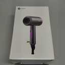 slopehill Professional Ionic Hair Dryer, Powerful 1800W Fast Drying Low Noise Blow Dryer with 2 Concentrator Nozzle 1 Diffuser Attachments for Home Salon Travel (Grey)