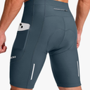 Bikewa Men's Bike Shorts 3D Padded Cycling Road Biking Mountain Riding Biker Bicycle UPF 50+ Cycle Shorts Zipper Pockets