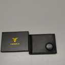 VISWORLD Men's Wallet with Airtag Holder, Full-Grain Leather Wallet for Apple Air Tag (1st & 2nd Generation), Airtag Wallet Men with 2 ID Windows, 13 Card Slots