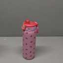 Ello Pop & Fill 18oz Stainless Steel Kids Water Bottle with Quick Fill Lid | Vacuum Insulated BPA Free Bottle with Leak Proof Straw and Chug Lid, Dishwasher Safe, Gift For Kids Teens, Strawberries