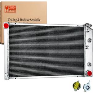 3 Row Aluminum Radiator Fits for 1973-1988 Chevy C10 C20 C30 K10 K20 K30 G10 G20 Suburban Van series G30,1973-1974 Chevy Blazer Pickup GMC Pickup, 1973-1980 GMC Jimmy C15 C35 G15 G25 K15 K25