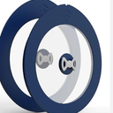 2 Pack Replacement Lids for Pyrex 7200PC 2 Cup Glass Containers Bowl Silicone Storage Cover Leakproof Navy