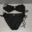 Daci Women's Plus Size Triangle Bikini Set, Sexy Tie Front Two-Piece Swimsuit, XL