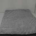 MIHIKK XL Dog Bed Waterproof Dog Beds Large Sized Dog Orthopedic Crate Bed with Removable Washable Cover Egg-Crate Foam Pet Pad Mat with Anti-Slip Bottom, 41 x 27 Inch, Dark Grey