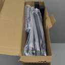 Clothes Rack - Clothing Rack with Storage Mesh Shelf & Casters, Heavy-Duty Metal Clothing Rack for Hanging Clothes, Dresses, Coats, Large Load Capacity, Easy Assembly, Black, 28.0"x16.9"x59.0"