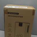 Dehumidifier, 95 OZ Water Tank Dehumidifiers for Home, 1000 sq. ft. Dehumidifier for Basement Bathroom Bedroom with Auto Shut Off, 7 Colors LED Light, Quiet Dehumidifiers with Sleep Mode, White