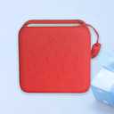 2 x Silicone Cover for Yoto Mini Player, Protective Sleeve Case Compatible with Audio Music Player (Red)