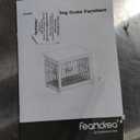 Feandrea 38.6" Dog Crate Furniture, Indoor Dog Cage Side End Table, XL Pet Wood Kennel for Large and Medium Dogs up to 70 lb with Multi-Purpose Removable Tray, Double-Door Pet House, Rustic Brown