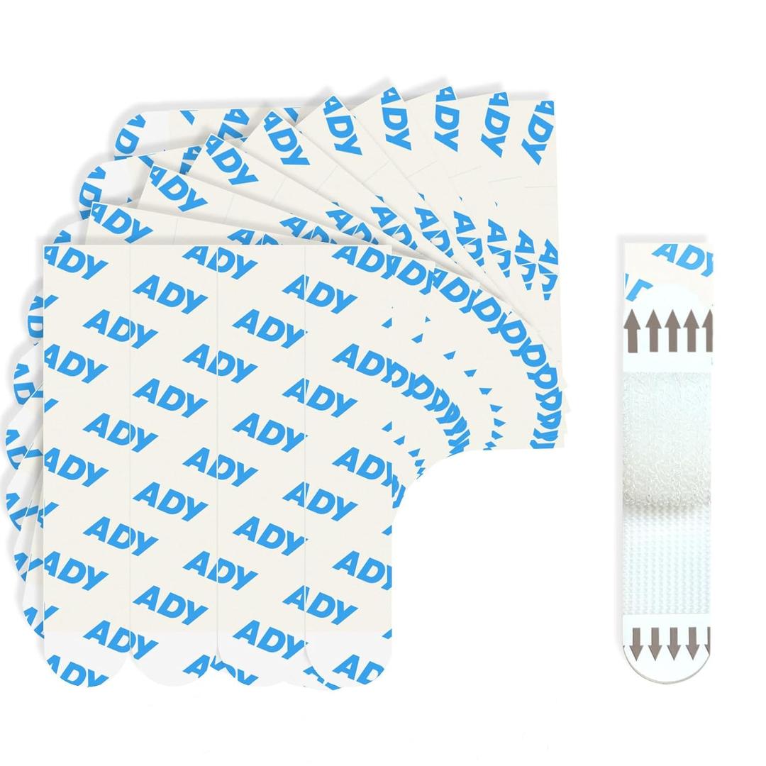 ADY Picture Hanging Strips Heavy Duty 40PairsDamage Free Removable Picture Hangers, Refill Adhesive Strips for Rent Room, Hook and Loop Strips Mounting Tape for Painted Wall