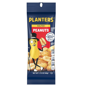 PLANTERS Salted Peanuts, Nuts Individual Packs 3.84 LB, By 5-10-2026