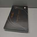 INTEO Red Light Therapy for Face, 3 Modes Portable Led Face Mask Light Therapy with Remote, Near-infrared 850 Red Light Mask with Timing Function, Led Light Therapy At Home 180 LED Beads (Black Golden)