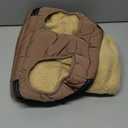 Queenmore Dog Jackets for Large Dogs, Dog Coat with Harness Built-in, Thick Fleece Lining Waterproof Jacket for Large Breeds, Back Zipper Pet Winter Jacket for Retriever, Labrador, Brown L