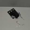 InstallerParts Adjustable Slanted Ceiling Plate for 1.5" NPT Pipe Ceiling Mount  Compatible with All InstallerParts 1.5" NPT TV Mounts