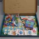 Wooden Dinosaur Magnetic Fishing Game for Toddlers Ages 3-5 with 2 Pods, ABC Alphabet Learning Toy with Spelling Cards, Preschool Educational Montessori Toys, Gift for Boy Girl