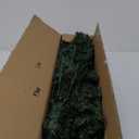  6Ft Unlit Hinged Snow Flocked Artificial Pencil Christmas Tree with 500 Branch Tips