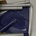 Wall Cleaner Mop with 82" Handle, 360 Rotating Triangle Head and Microfiber Pads, Built-in Squeegee for Ceiling Mop, Baseboard Cleaning and Windows (Blue)