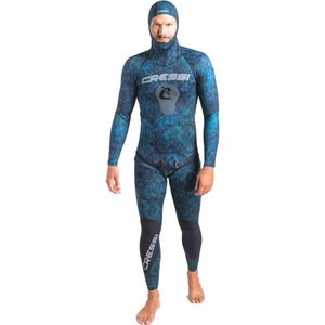 Tokugawa Wet Suit Man Blue Camou 2.5 mm, Size L