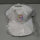 Men Adjustable Baseball Cap with Curved Breathable Quick-Drying Laser-Cut Mesh Back Closure Hat (White)