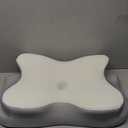 Cervical Neck Pillow, Ergonomic Memory Foam Pillows for Neck Pain Relief with Breathable Pillowcase, Adjustable Contour Neck Support Pillow for Side Back Stomach Sleepers, Odorless (White)