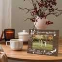 Cat Dog Memorial 4x6 Picture Frame, Bereavement Sympathy Gifts for Loss of Loss of Dog Cat Photo Frame, Pet Loss Gifts, Pet Memorial Wooden Photo Picture Frames 184XW-XK-goodbye