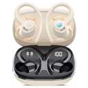 Wireless Earbuds, Bluetooth 5.4 Headphones Sport, Over Ear Buds With ENC Noise Cancelling Mic,48H,Wireless Earphone With Earhooks, Stereo Deep Bass,IP7 Waterproof ear bud for Workout Running,Off White