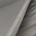 48" 48" Padded Baby Play Mat for Floor, 1.2" Thick Memory Foam Mat with Machine Washable Cover, Soft Tummy Time Crawling Playmat with Non-Slip Bottom, Fits 50" x50" Playpens