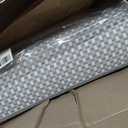 Bulijojo Microfiber Dirt Trapper Door Mat, 32"x48" Entryway Mat Grey