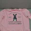 Ykomow Happy Easter Sweatshirt Women Long Sleeve Cute Bunny Rabbit Graphic Tees Pullover 2XL