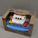Green Toys Ferry Boat with Mini Cars Bathtub Toy, Blue/White, Standard