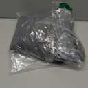 OYOANGLE Men's Baggy Wide Leg Pants Zipper Fly Pleated Trousers Business Casual Dress Pants with Pocket, Small, Grey