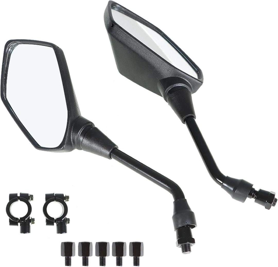 munirater ATV Rear View Side Mirrors Replacement for Polaris Sportsman 400 450 500 550 570 700 800 850