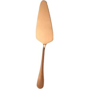 Cake Knife Stainless Steel Cake Shovel Triangle Cheese Shovel Toothed Pizza Shovel Birthday Cake Knife Baking Utensils Rose Gold Cake Shovel