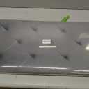 B FSOBEIIALEO Storage Ottoman Bench, 30" Velvet Ottoman with Storage, Grey, 30"D x 15"W x 15"H