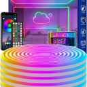 RCUICA 32.8FT Permanent Outdoor Lights Waterproof with Smart App Control Remote, DIY Scene Modes, Music Sync Chronization, Eaves Lights for Garden Decor, Deck, Christmas