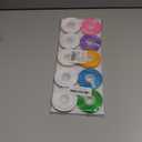 LaRibbons 3/8 Inch 100 Yards Grosgrain Ribbon Set 10 Yd/Roll 10 Rolls Striped and Polka Dot Spring Easter Craft Ribbon for Gift Wrapping Floral Bouquets Wedding Party Decoration