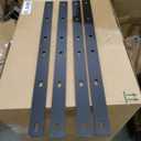 Flat Metal Plate Support for Tabletop , size 24x1.5 in