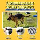 Soft Upper & Flexible Sole Dog Summer Shoes for Hot Pavement, Stay-On, Size: M