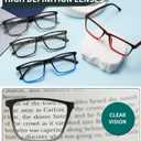 READITEASY Reading Glasses Men Blue Light Blocking 4 Pack, Wide Computer Readers for Men with Spring Hinge Reduce Eyestrain/UV/Dryness, Square Large Trendy Eyeglasses 1.0