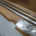 Ivilon Drapery Window Curtain Rod - End Cap Style Design 1 Inch Pole. 72 to 144 Inch Color Warm Gold
