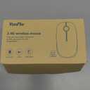 VssoPlor Wireless Mouse, 2.4G Slim Portable Computer Laptop Mouse with Nano Receiver Quiet Silent Optical Mice for Notebook, PC, Laptop, ComputerMint Green to Purple