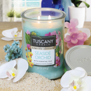 TU 18OZ SEASIDE ORCHHID CANDLE
