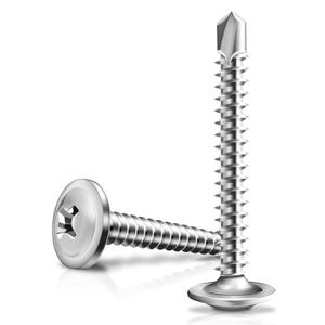 300Pcs #10 x 1-1/2" Self Tapping Screws for Metal, 410 Stainless Steel, Sheet Metal Screws for Metal, Truss Head High-Strength Quick Tapping (SILVER)