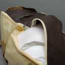 Bedsure Feather Down Comforter Queen Size, Luxurious Fluffy Hotel Duvet Insert with Storage Bag & 8 Corner Tabs, Ultra Soft Cotton Blend Fabric (90x90 Inches, White)