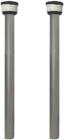 Suburban 2-Pack Magnesium Anode Rods for SW Models RV Tank Water Heaters, Stainless Steel Core, Extends Water Heater Tank Life (521421)