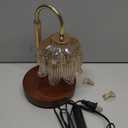 Candle Warmer Lamp with Timer Dimmable, Lamp Candle Warmer for Jar CandlesBirthday Gifts for Women Mom, House Warming Gifts Vintage Home DecorWax Warmer Lamp (Gold)