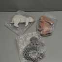 3 Pcs Forest Woodland Nursery Decor for Wooden Bear Door Topper Decoration Wilderness Sleeping Wooden Bears 3 Color Sleeping Bear Nursery Shelf Decor for Door Table Desk