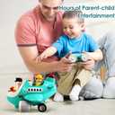 iPlay, iLearn Baby Airplane Toys, Cool Remote Control Plane Toy for Toddlers 2-3, Infant Musical RC Helicopter W/Light Sound, Birthday Gifts for 18 24 Month 2 3 4 Year Old Boy Girl Kids Children